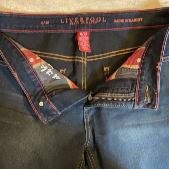 Liverpool Jeans Dark Wash Jeans - Picture 3 of 5
